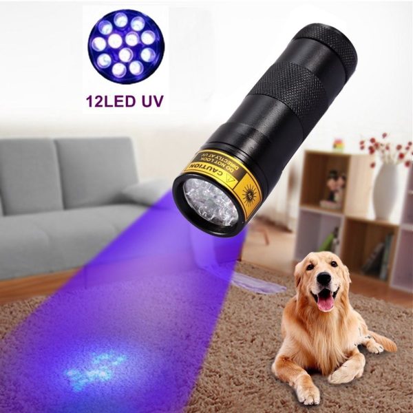 21LED violet flashlight LED violet UV UV Flashlight counterfeit flashlight - Image 2