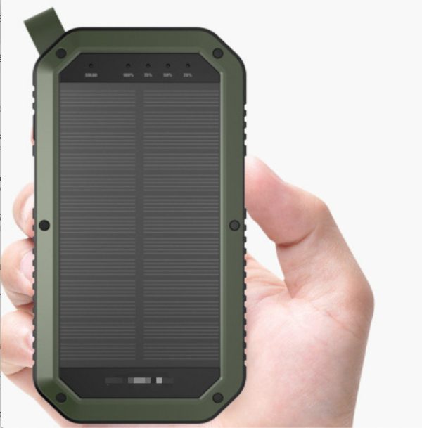 Wirelsess solar powerbank phone accessories torch - Image 4