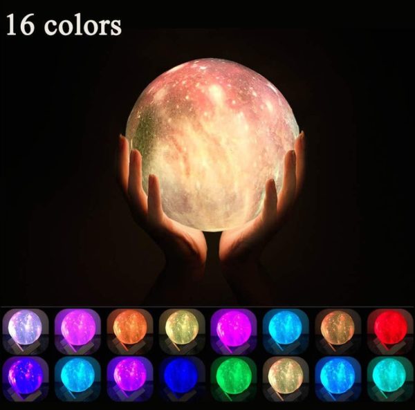 3D Printing Lunar Light Painting Creative Gift Night Light - Image 6