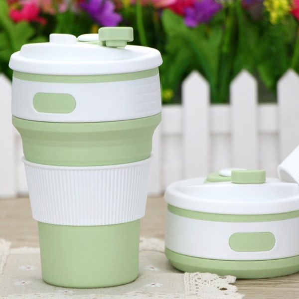 Coffee Mugs Travel Collapsible Silicone Cup Folding Water Cups BPA FREE Food Grade Drinking Ware Mug Tea Coffee Cups - Image 4