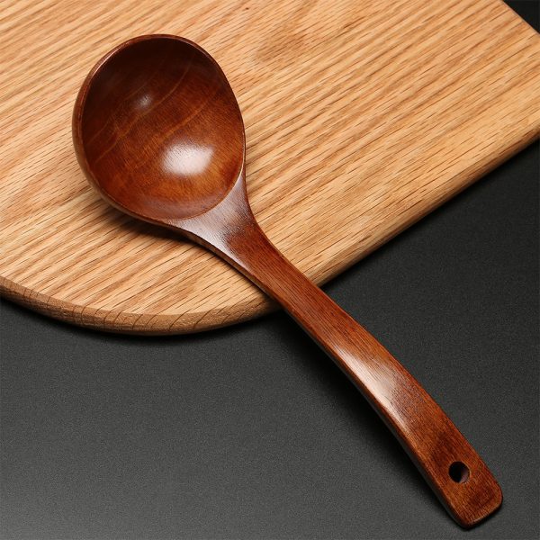 S/M/L Natural Wooden Cooking Scoop