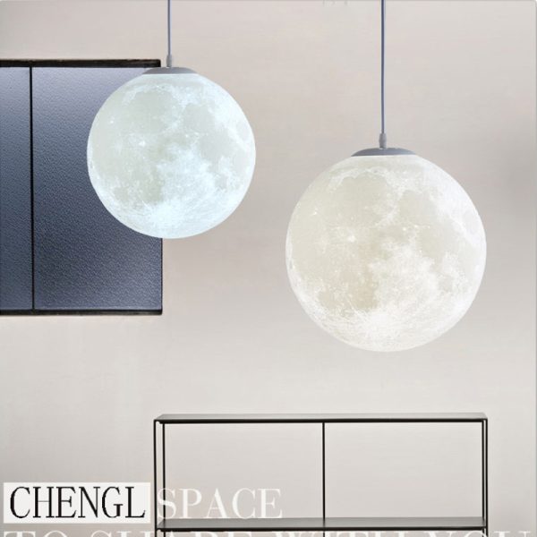 Bedroom moon chandelier - Image 4