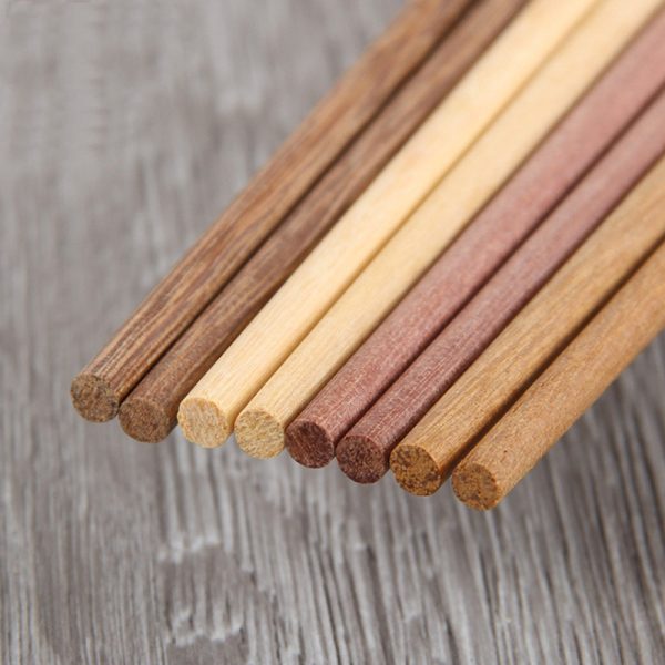 Unpainted and wax-free wooden chopsticks - Image 3