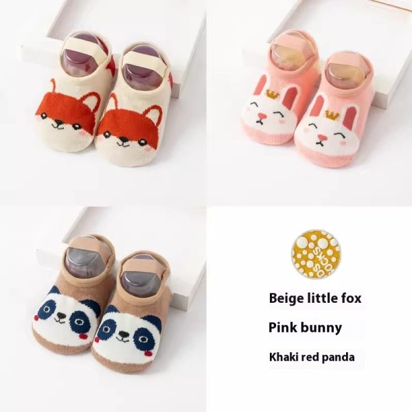 Cute Printed Anti Slip Cotton Socks For Infants And Young Children - Image 8