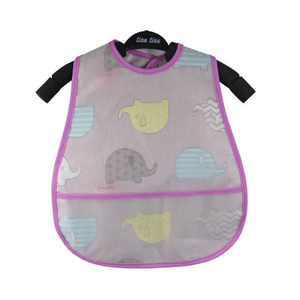 Baby eating bib girl baby waterproof children male painting apron - Image 4