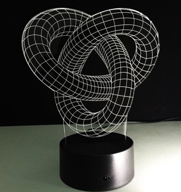 Knot 2 - 3D Optical Illusion LED Lamp Hologram - Image 7