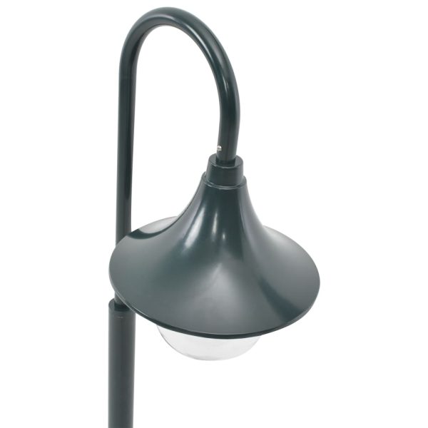 vidaXL Garden Post Light E27 120 cm Aluminium Dark Green