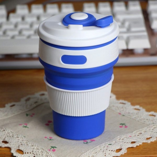 Coffee Mugs Travel Collapsible Silicone Cup Folding Water Cups BPA FREE Food Grade Drinking Ware Mug Tea Coffee Cups - Image 3