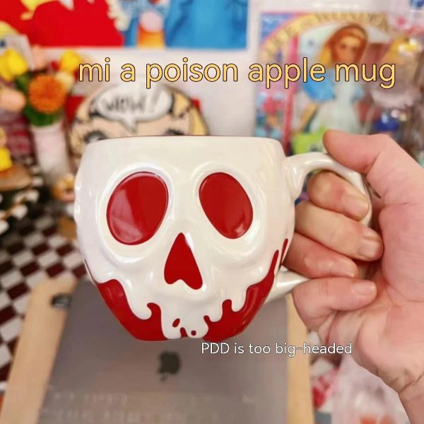 Anime Cartoon Cup High Beauty Gift Creative Ceramic Mug