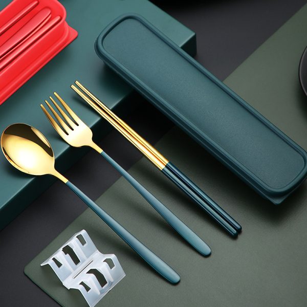 Stainless Steel Portable Tableware Korean Style - Image 3