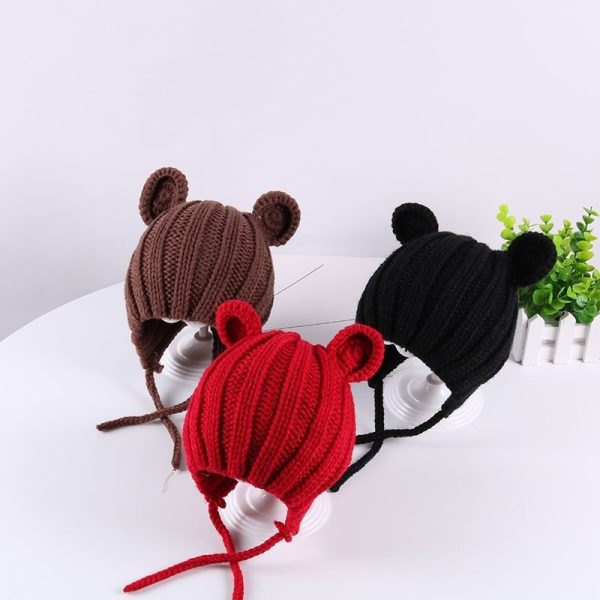 Children's Hats Handmade Knitted Woolen Hats - Image 2