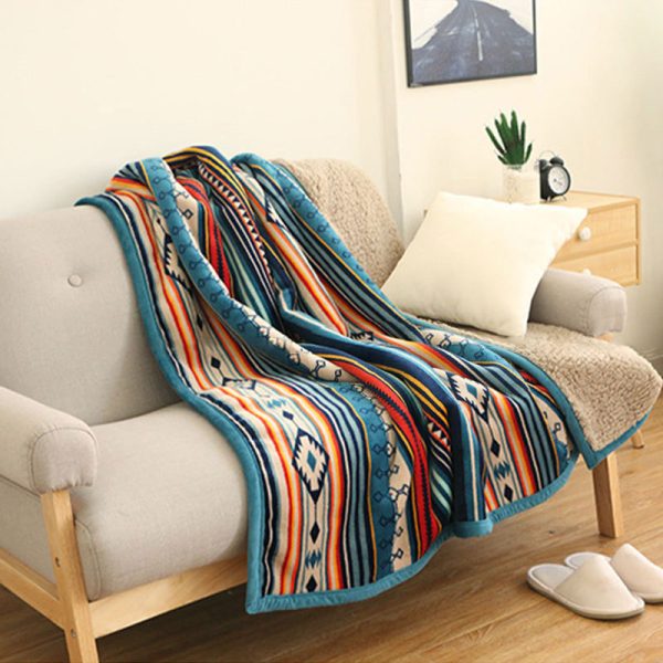 Coral fleece blanket quilt thickened air conditioning blanket - Image 3