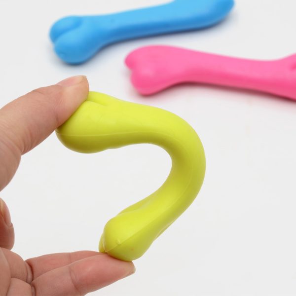 Pet Toys, Rubber Bite Resistant Toys, High Quality Dog Bone Type - Image 2