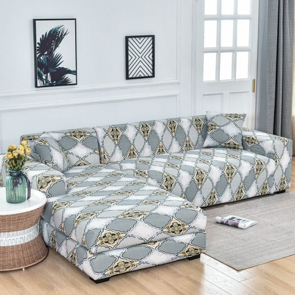 Simple fabric stretch sofa cover full sofa cover - Image 6