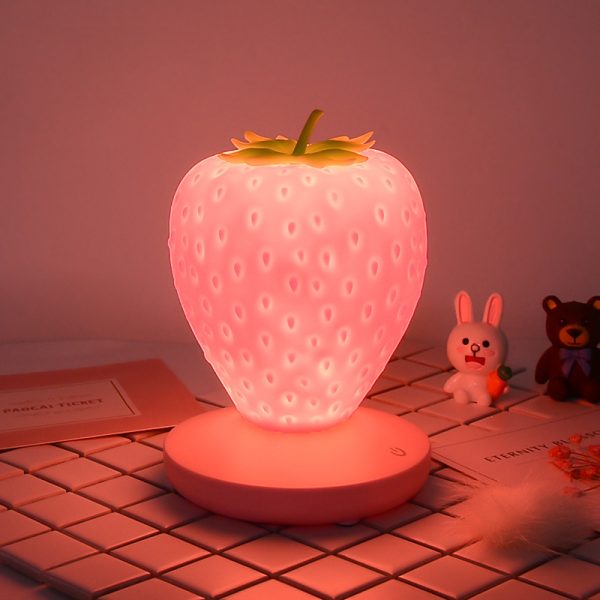 Creative Charging Strawberry Lamp Usb Three-Speed Dimming - Image 2