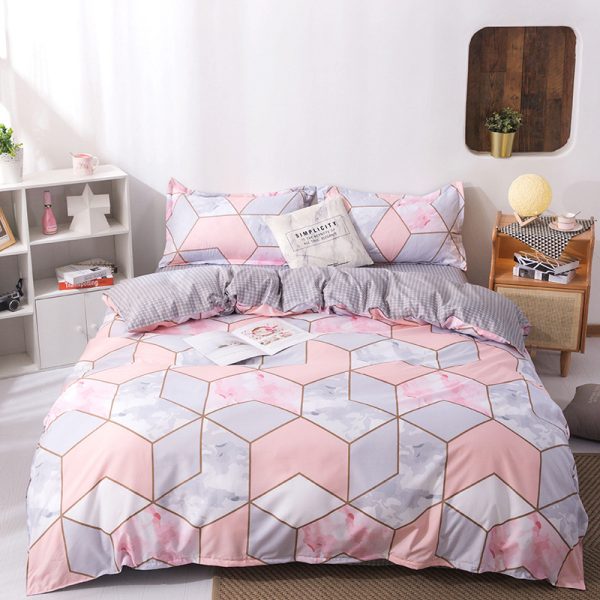 Aloe Cotton Simple Style Fashion Bedding Four-piece Set - Image 2