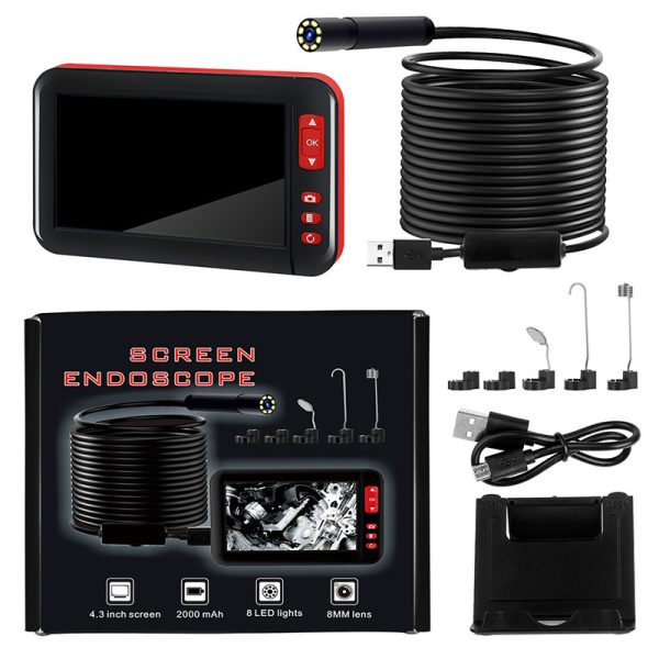 Mobile Phone Wifi Endoscope HD Camera Industrial Pipeline Car Detector - Image 3