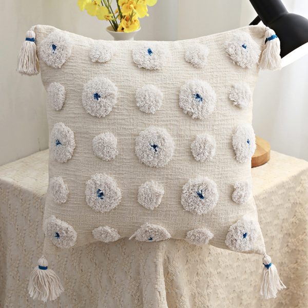 Homestay Style Luxury Tufted Pillow Sofa Cushion - Image 3