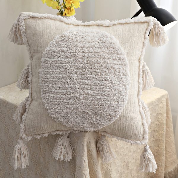 Homestay Style Luxury Tufted Pillow Sofa Cushion - Image 2