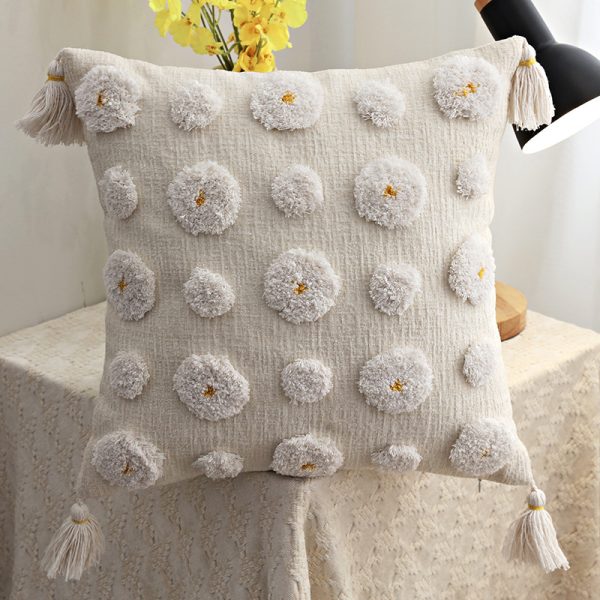 Homestay Style Luxury Tufted Pillow Sofa Cushion - Image 5