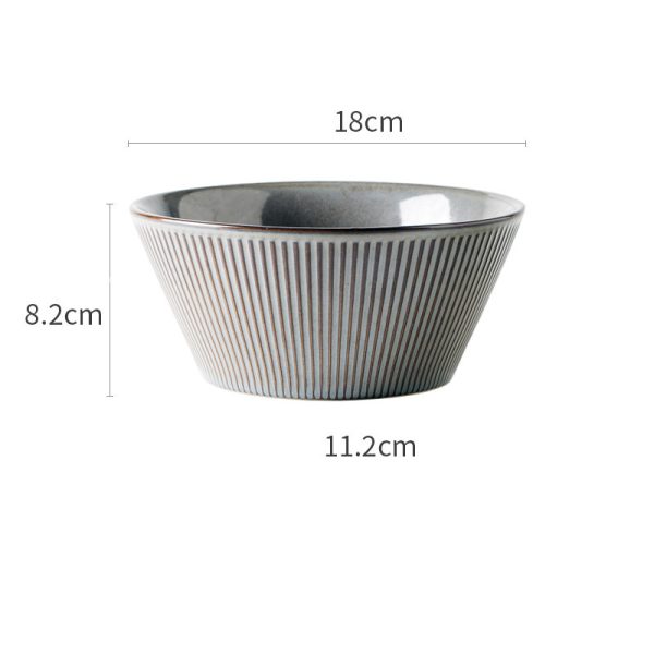 Seif Nordic Style Creative Simple Big Bowl Big Soup Bowl Noodle Bowl Vegetable Bowl Mixed Cold Vegetable Fruit Salad Bowl Single Pot - Image 9