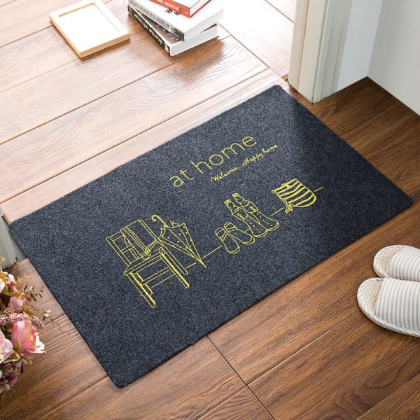 Water-Absorbent Non-Slip Rubbing Floor Mats Entrance Hall Floor Mats