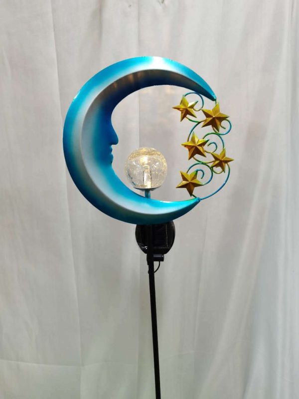 Solar Hollow Wrought Iron Blue Moon - Image 3