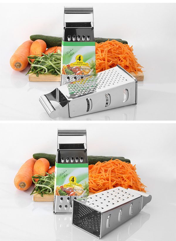 Stainless Steel Multifunctional Four-Sided Grater - Image 2