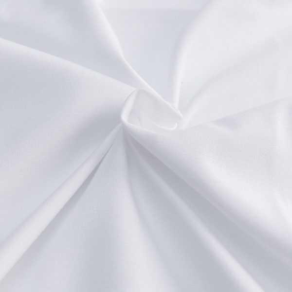 Standard White Bed Pure White Bed Sheet Cotton Single Bed Sheet - Image 3