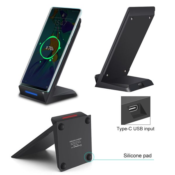 Vertical Wireless Charger Supports QI Charging, Suitable For   Mobile Phones - Image 3