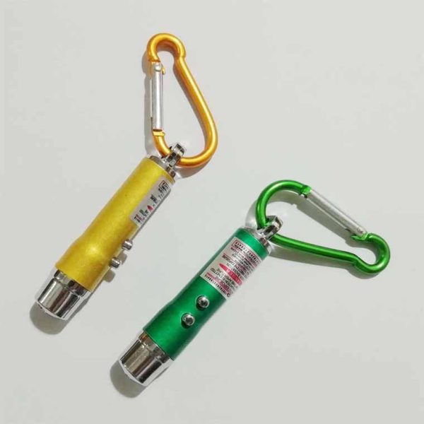 Aluminum Alloy Currency Detector Lighting Infrared Mini Three-In-One Uv Ultraviolet Flashlight Keychain Laser Light - Image 4