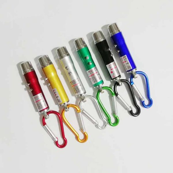 Aluminum Alloy Currency Detector Lighting Infrared Mini Three-In-One Uv Ultraviolet Flashlight Keychain Laser Light