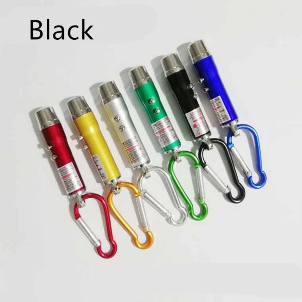 Aluminum Alloy Currency Detector Lighting Infrared Mini Three-In-One Uv Ultraviolet Flashlight Keychain Laser Light - Image 9