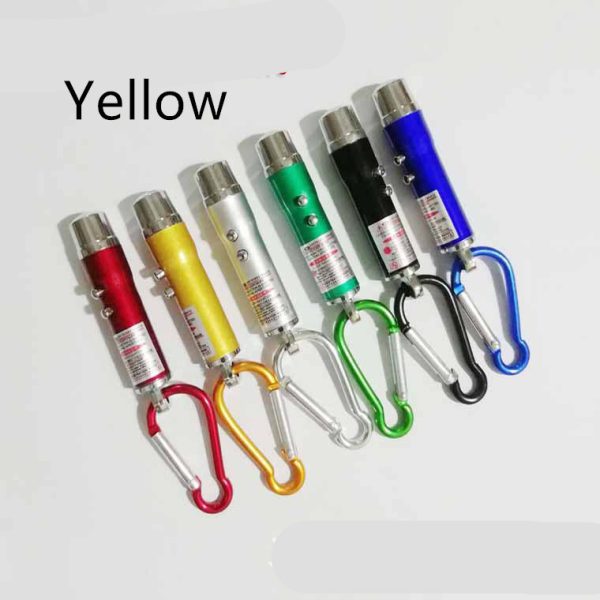 Aluminum Alloy Currency Detector Lighting Infrared Mini Three-In-One Uv Ultraviolet Flashlight Keychain Laser Light - Image 8