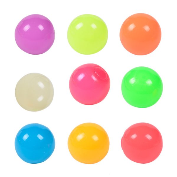 The Same Luminous Ceiling Ball Vibrato Fluorescent Sticky Target Ball Children's Sticky Wall Ball - Image 5