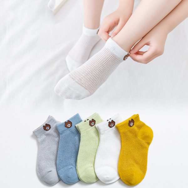 Thin Breathable Mesh Card Silk Boat Socks - Image 2