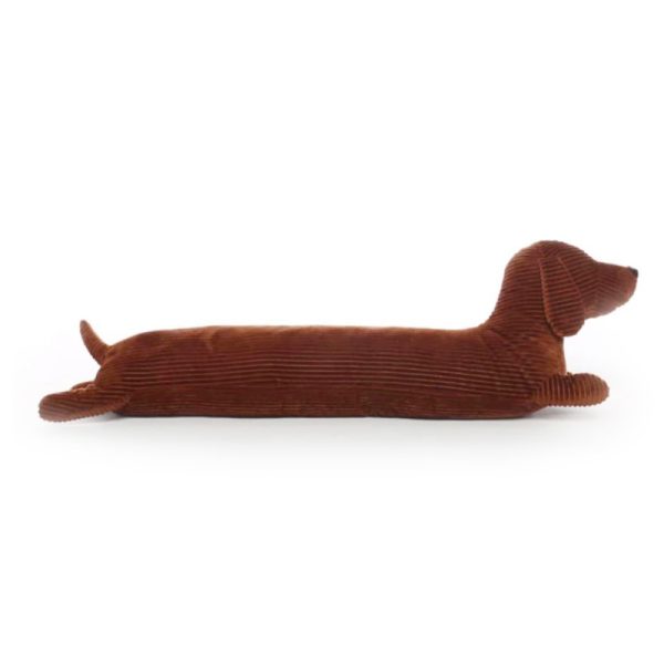 Cute Brown British Short-Legged Dachshund Pillow - Image 4