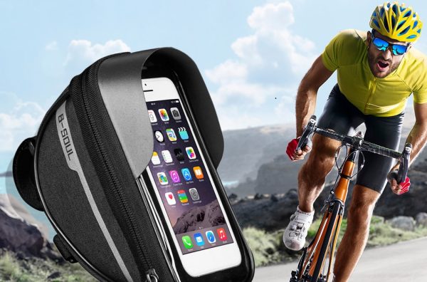 Bicycle Cell Phone Holder Cell Phone Front Pocket - Image 5