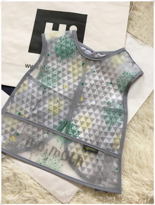 Baby Eating Waterproof Sleeveless Bib Gown - Image 5