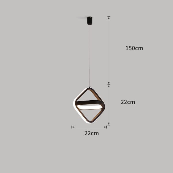 Bedroom Bedside Lamp Modern Minimalist Restaurant Bar Table Lamp Creative Personality Long-Line Single Head Chandelier - Image 2