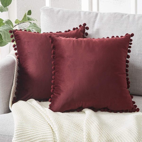 Wind Velvet Solid Color Cushion Cover For Office - Image 8