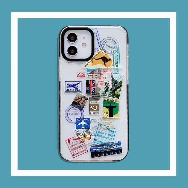 Compatible with Apple, Fashion World Travel Label Phone Cases For iPhone 12 - Image 6