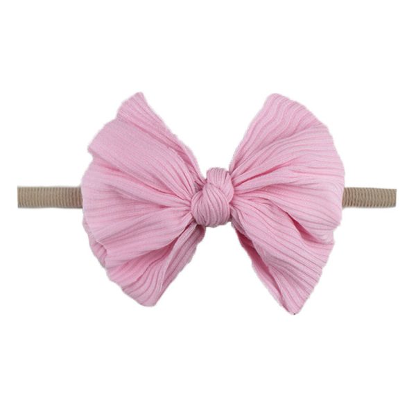 Children's Printed Bowknot Hair Lead Flower Headband