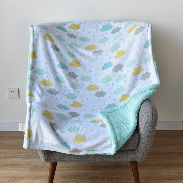 Baby Flannel Blanket Shawl Blanket - Image 4