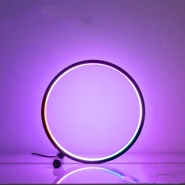 Nordic Simple Usb Table Lamp Rgb Atmosphere Lamp Led Decorative Lamp Creative Personality Eye Protection Bedroom Bedside Lamp Manufacturer - Image 4