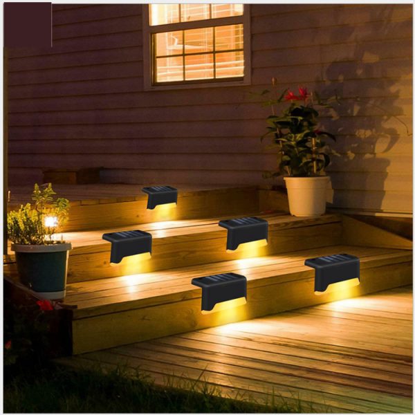 New Solar Light Outdoor Courtyard Home Outdoor Garden Decoration Led Colorful Landscape Staircase Lighting - Image 4