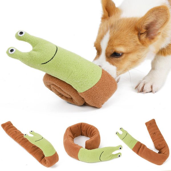 Fleece Interactive Dog Puzzle Snails Toys Cute Dog Supplies for Small Dogs Summer Pets Accessories - Image 3