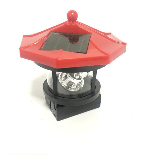 Solar Rotating Lighthouse Outdoor Courtyard Garden Lawn Decorative Lighting Landscape Light - Image 7