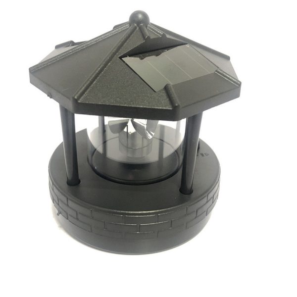 Solar Rotating Lighthouse Outdoor Courtyard Garden Lawn Decorative Lighting Landscape Light - Image 3