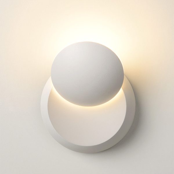 Rotating Lunar Eclipse Wall Lamp Modern Minimalist Living Room Ledl Wall Lamp Balcony Bedside Wall Lamp - Image 3